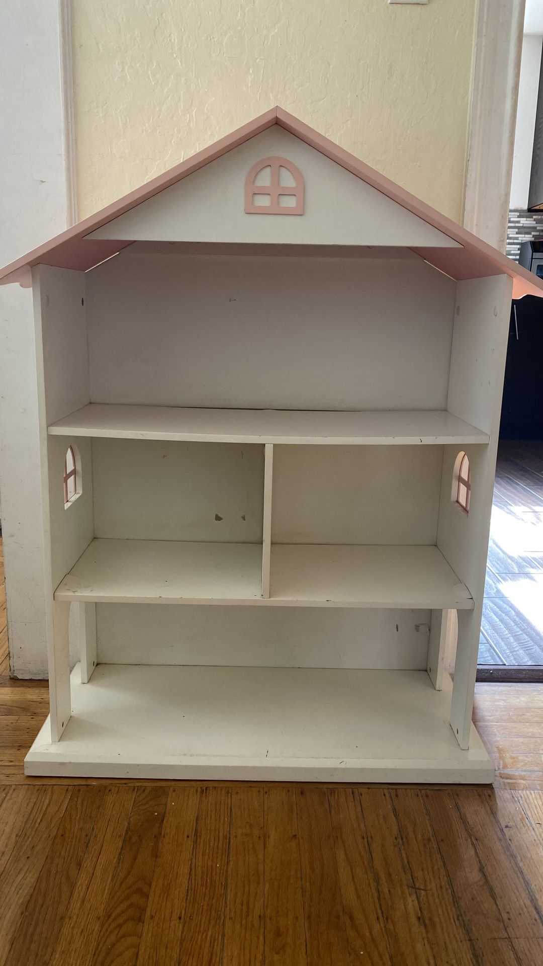 Wooden Dollhouse Bookshelf