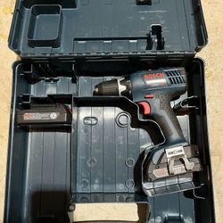 Bosch Drill With 2 Batteries And Charger