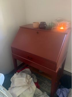 Secretary wood desk