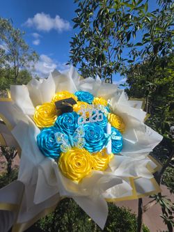 Eternal Roses Bouquet Handmade Graduation
