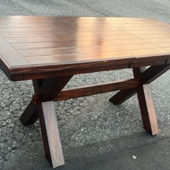 78”x38”x36”h Solid Wood, Heavy Table