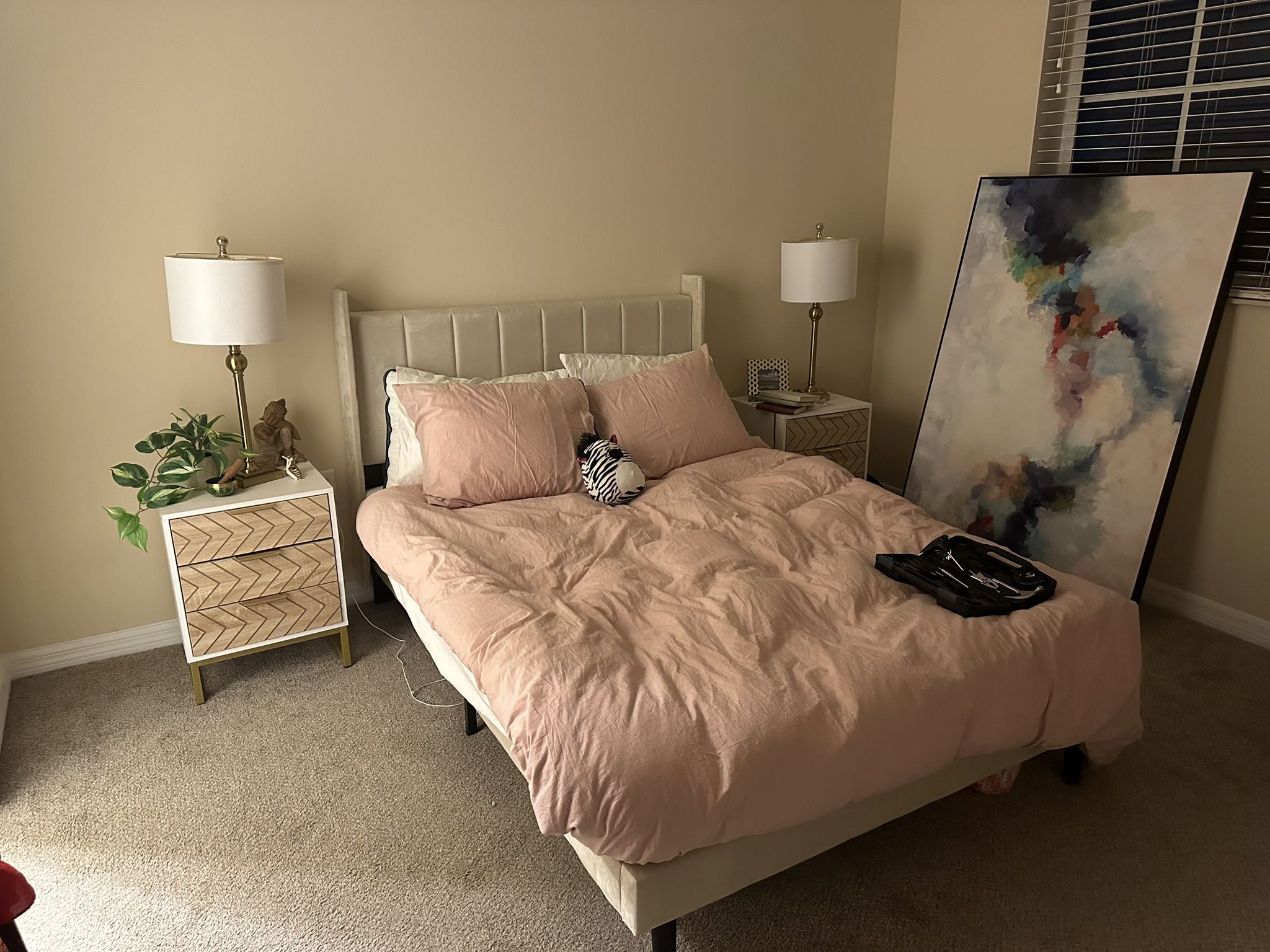 Bed Frame and Mattress