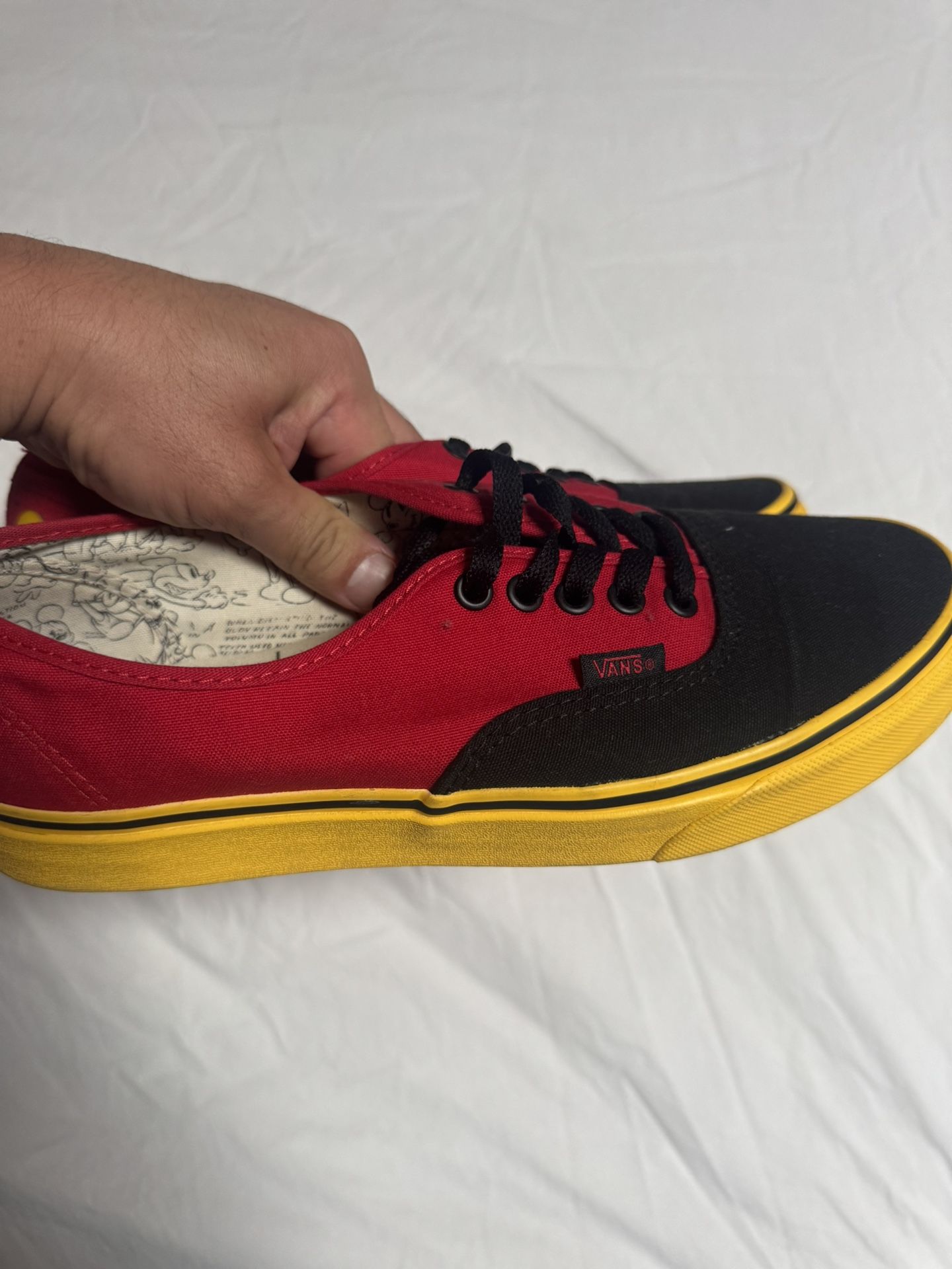 Mickey Vans Size 9