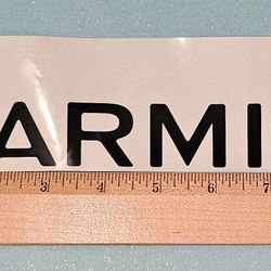 OEM Garmin Decal Sticker 9"