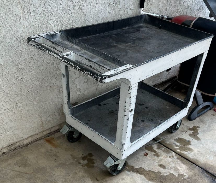 Uline Tool Cart With 6”Klein Tools Wheels 
