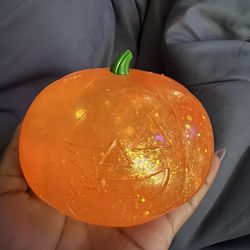 Orage Glitter Sugar Jack-O'-Lantern Squishy