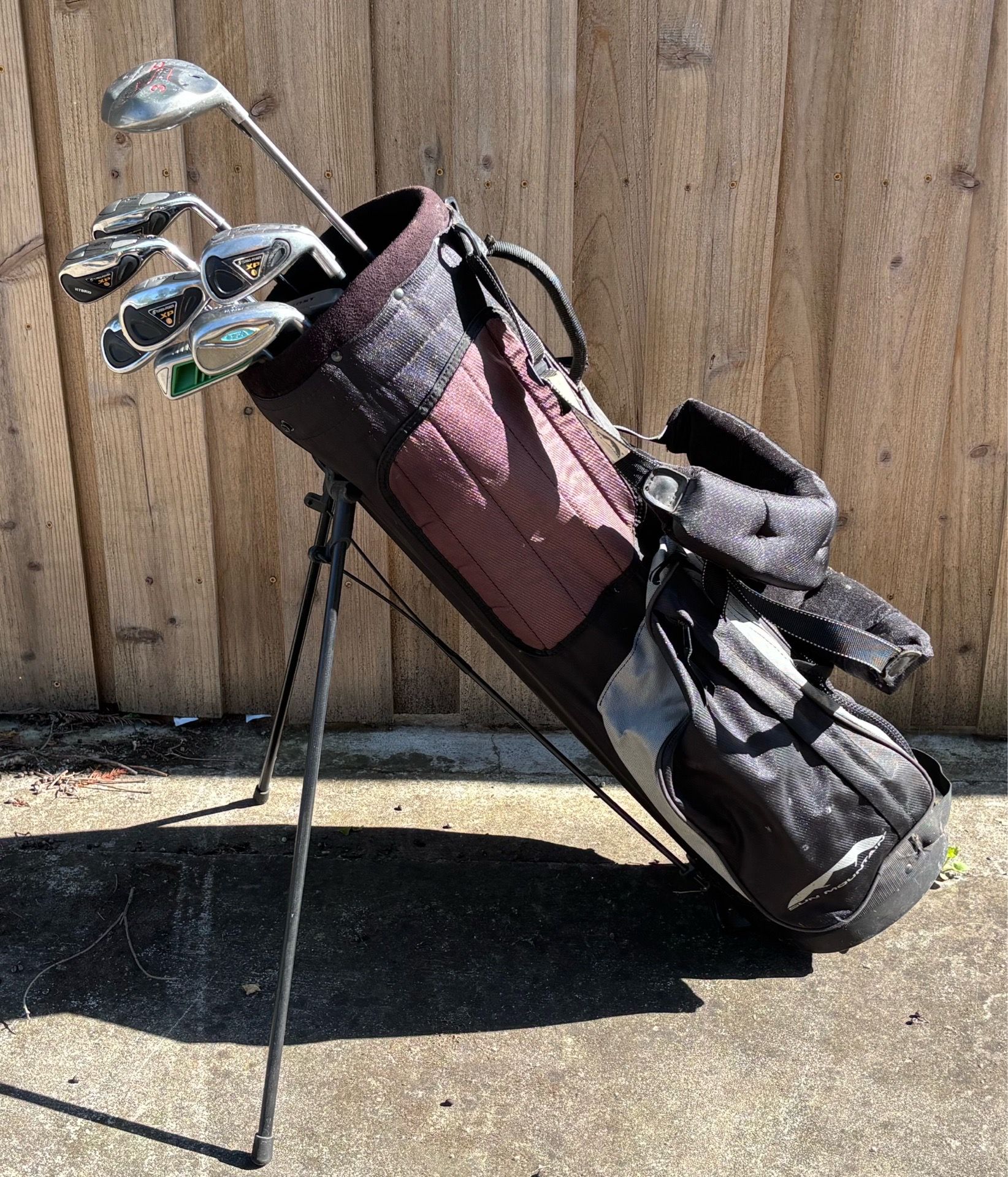 iTurbo Power XP Hybrid Golf Set (Driver+3w+4hybrid-pw+sw+putter+stand bag)