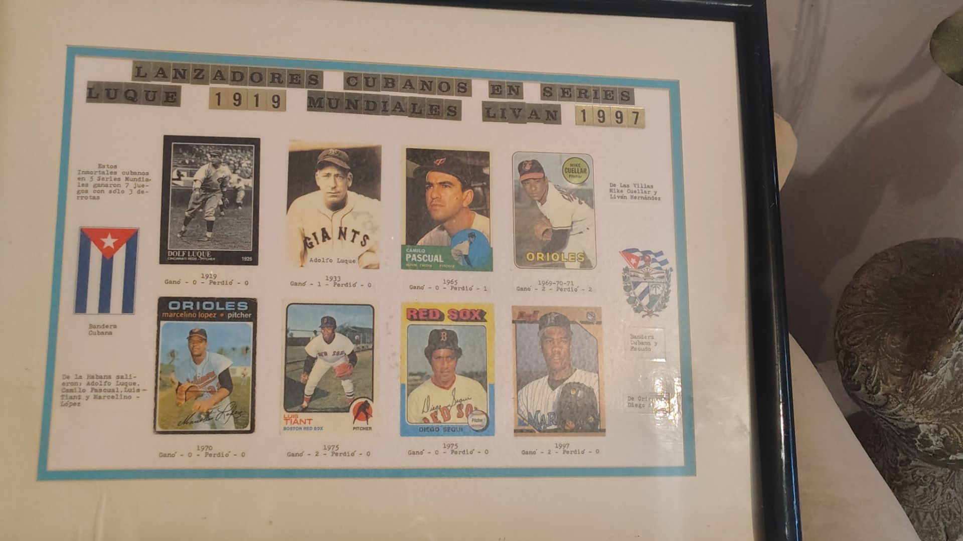 Cuban baseball player collectible