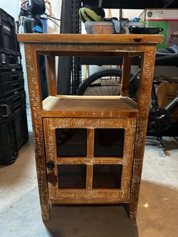 Distressed side table