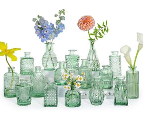 Decorative Vases and Bud Vases for weddings and events