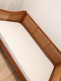 Twin Daybed Walnut Brown NO MATTRESS