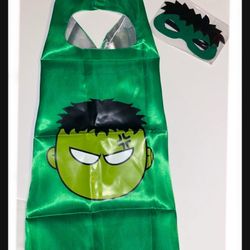 Superhero Hulk Cape with mask