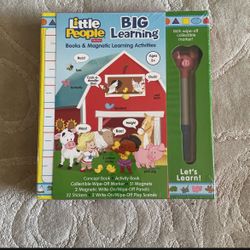 Little People Fisher Price Big Learning Books Magnetic Learning Activities