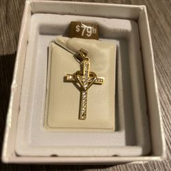 heart cross pendant