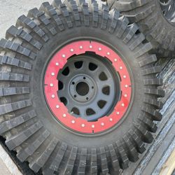 37x12.50 17 LT NON Beadlock Steel Wheels 