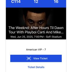 The Weeknd: After Hours Till Dawn Tour With Playboi Carti