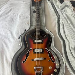 1967 Vox Sidewinder Bass Guitar, Rare and Professionally Restored 