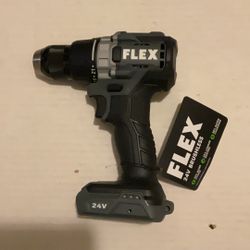 Brand New Flex 24 Volts Brushless 1/2” Drill Driver.        60 Firm on Price.     60 Firme en Precio.
