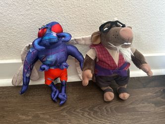 Teenage Mutant Ninja Turtles Mayhem Movie 8" Splinter & Superfly Plush Toy