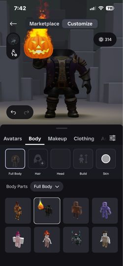 Roblox Headless + Korblox Account