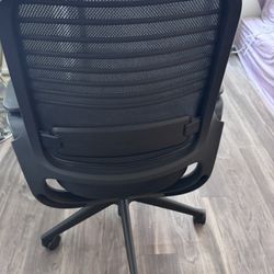 Home Office Bundle - Chair, Adjustable Standing Desk, Dual Monitors, and Monitor Arm
