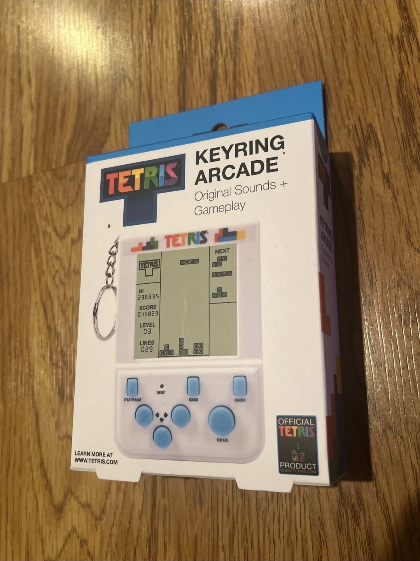 Tetris Keychain Video Game 