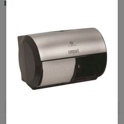 Side-By-Side Coreless 2-Roll Toilet Paper Dispenser (Stainless Finish)