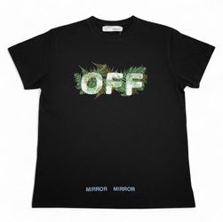 OFF WHITE BLACK GRAPHIC TEE