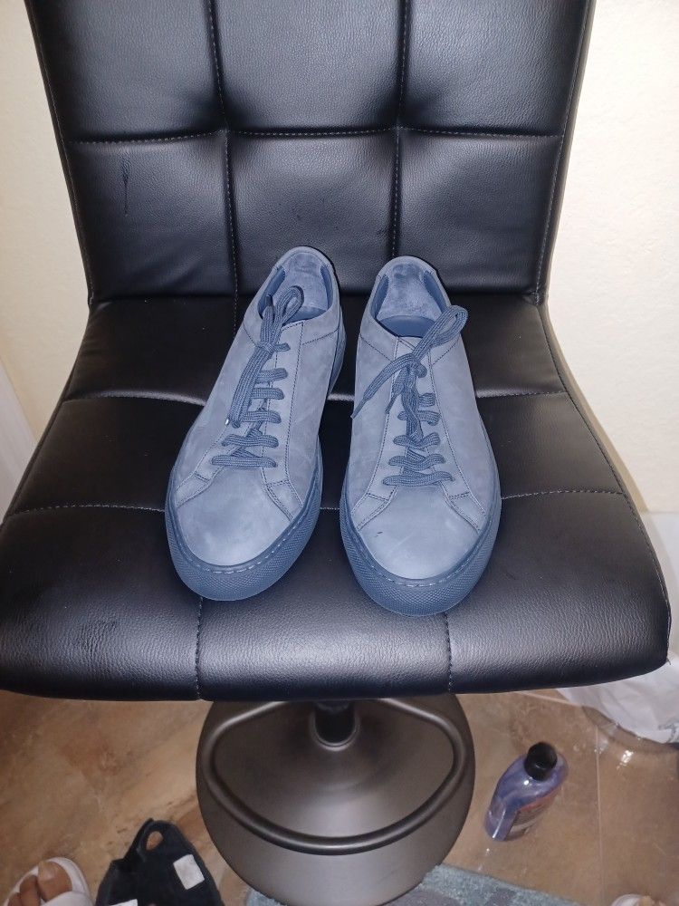 Common Projects Achilles Low Blue Sneakers Size EU 40 AND US 7