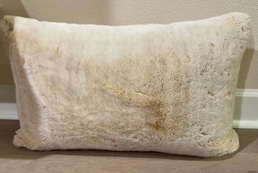 Z Gallerie Neutral Lumbar Decorative Throw Pillow Aesthetic Mid Century Modern Neutral Bedroom Pillow Natural NWOT