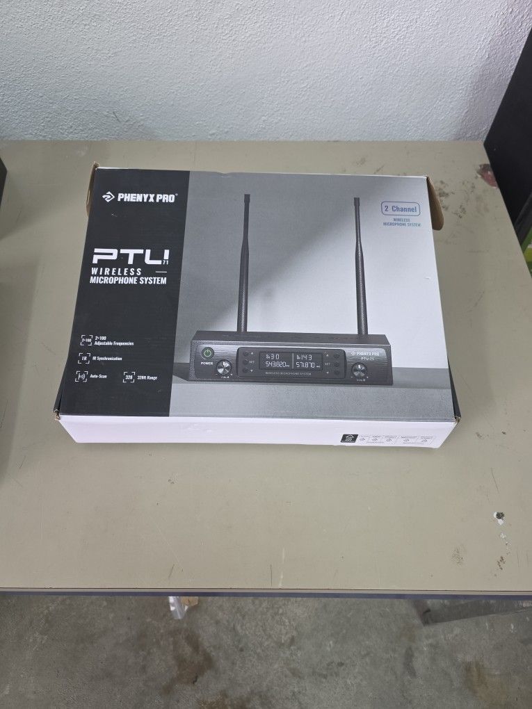 PHENYX PRO , PTL WIRELESS MICROPHONE SYSTEM 