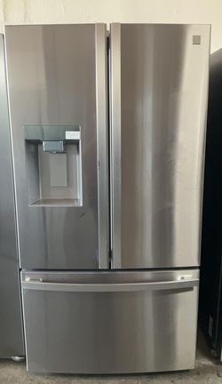 Kenmore 3-Door Stainless Steel Refrigerator Fridge
