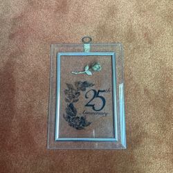 25th Anniversary hanging wall decoration
