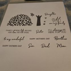 Stampin Up  My Wonderful Family