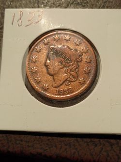 1833 large cent