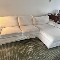 Ikea Kivik sectional with Ottoman 