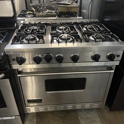 Viking 36” gas range stainless steel