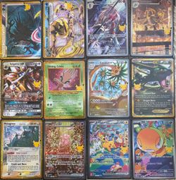 Pokemon 30th Celebrations cards