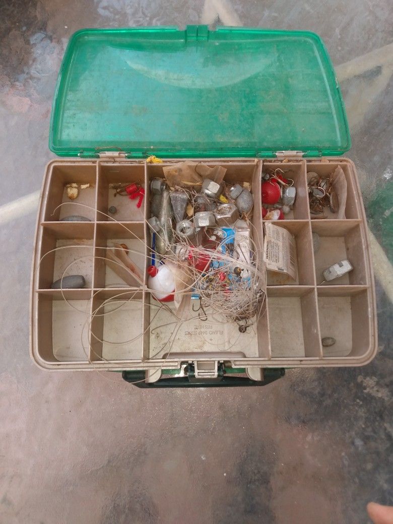 Fishing Box With Supplies 