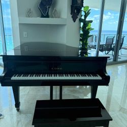 Kawai KG-2C Grand Piano 88 Keys Mahogany Finish 3 Pedals Wood