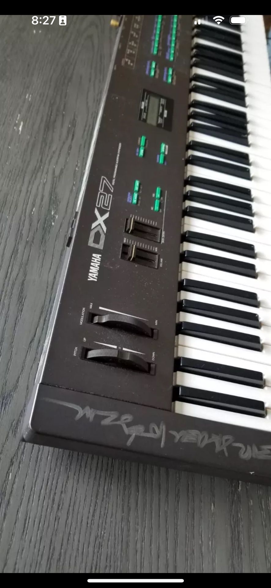 Yamaha Dx27 Synthesizer 