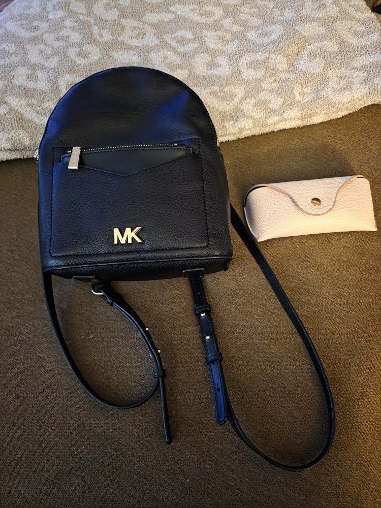 Michael Kors Backpack Handbag- Black
