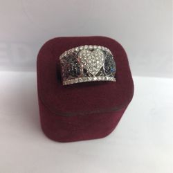 14 Diamond Hearts Ring