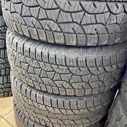 275/70/18 Vendo Un Set De Llantas Marca Cooper Con Un 80% De Vida Las 4 