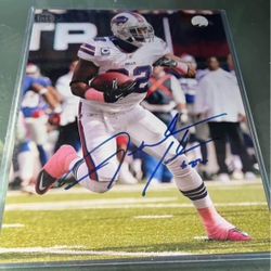 Buffalo Bills Fred Jackson Signed 8x10 