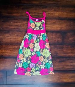 Little Girl Clothes Floral Summer Dress Size 6T