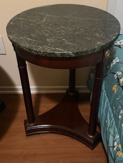 Set of two Marble Top Tables