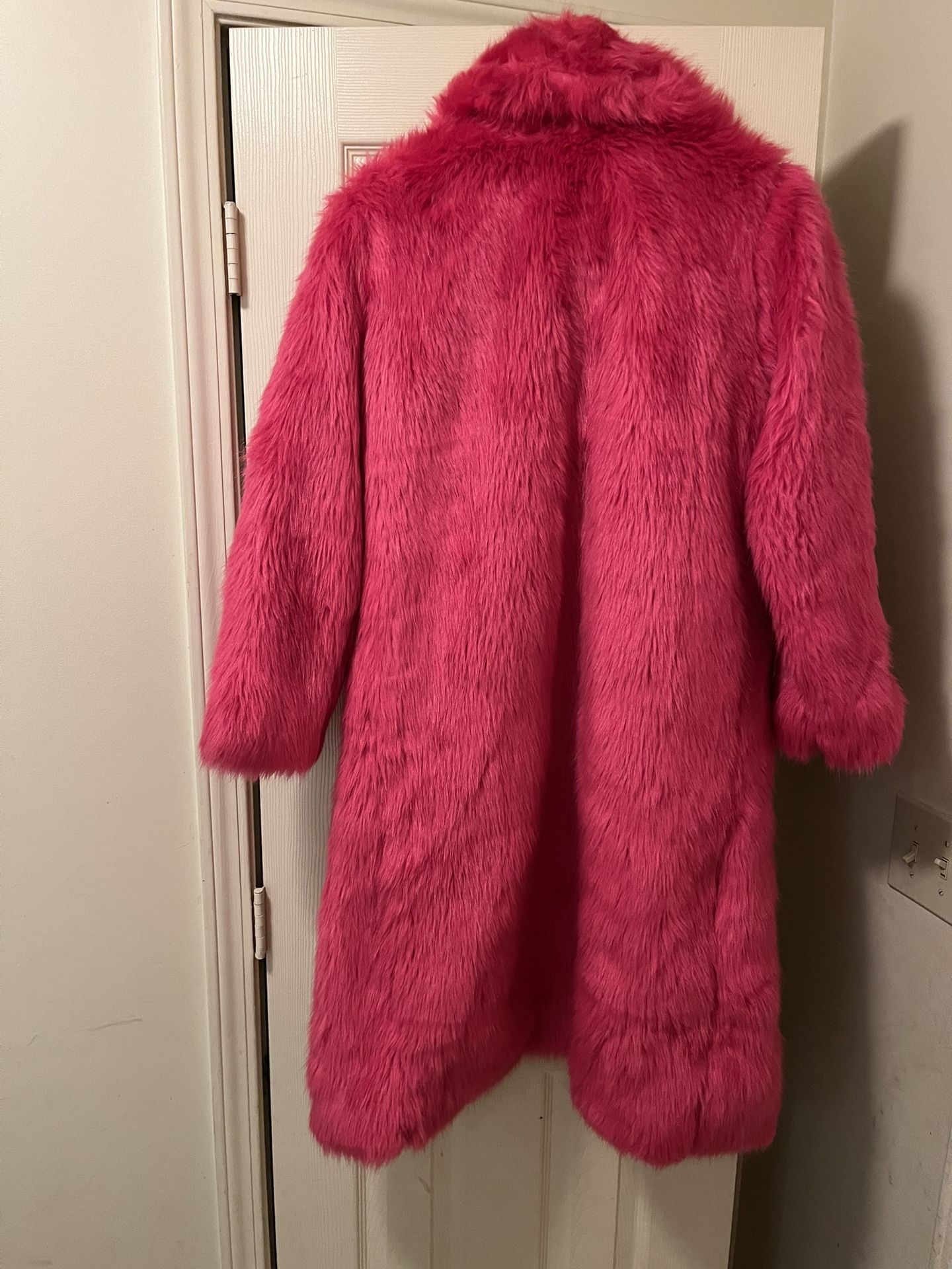 Pink Fur Coat 