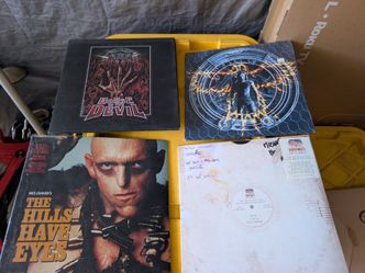 HORROR LP RECORDS ((sold as a bundle))