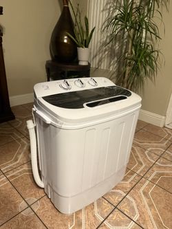 ZENY Portable Mini Twin Tub Washing Machine